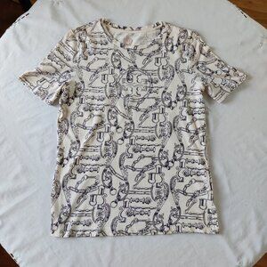 Tory Burch Pima Cotton T Shirt SZ-XS